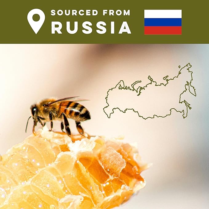 Goshen World Honey Collection - Buckwheat Blossoms from Russia - Raw Rare and Sustainable Floral Sources - Derived from Natural Flower Nectar with Antioxidants - Nature's Sweetener - 32oz