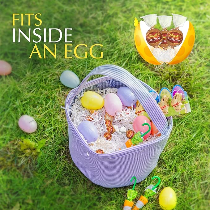 Lindt LINDOR Carrot Cake White Chocolate Candy Truffles White Chocolate With Carrot Cake Truffle Filling 19 oz. Bag