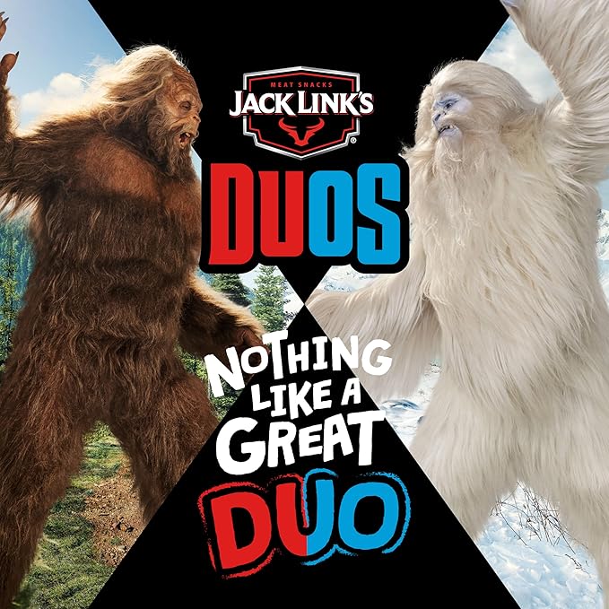 Jack Link's DUOs Frank's RedHot Buffalo Style With Creamy Ranch Flavor Chicken Bites Under 100 Calories Snacks 8g of Protein Feed Your Beast Side With Individual Meat Snack Bags – 2.85oz (8 Count)