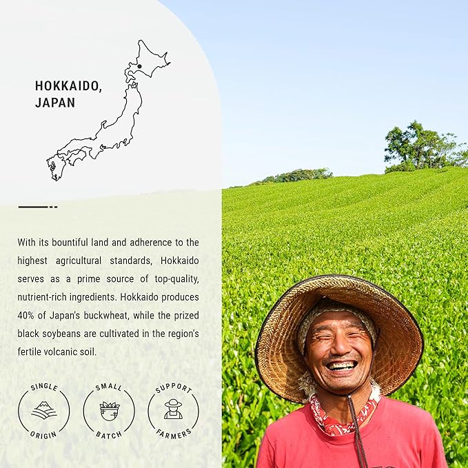 Senbird Premium Genmaicha - Caffeine-Free Japanese Mochi Rice Tea - From Hokkaido Japan - Herbal Tea in Airtight Tin (3.5oz/100g)