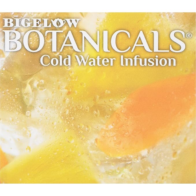 Bigelow Botanicals Pineapple Coconut Mango Caffeine Free Herbal Tea with Pineapple and Coconut Flavor 18 Count (Pack of 6) 108 Total Tea Bags
