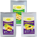 NAM HUY Vietnam's Dried Jackfruit Dried Banana and Dried Mixed Fruit Snacks Original Taste of Vietnamese Fruits No-Added Sugar or Preservatives Delicious Crispy Texture (Total 80 Oz)