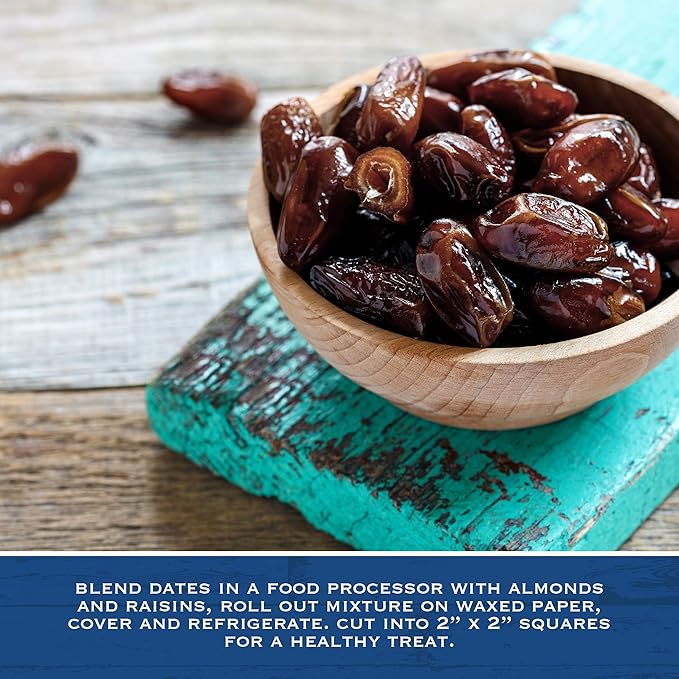 Traina Home Grown California Dried Pitted Dates - Healthy No Added Sugar Non GMO Kosher Certified Vegan Value Size (5 lbs)