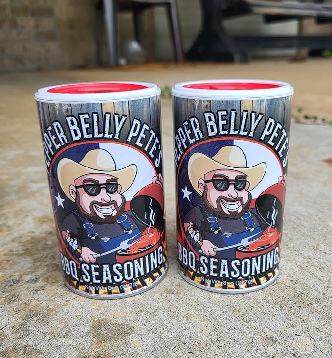 PEPPER BELLY PETE'S BBQ SEASONING 8 OZ - 2 pack