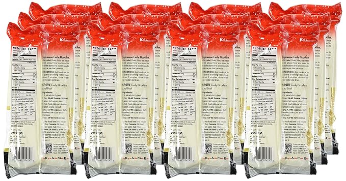 Ka-Me Noodles Japanese Curly (Chuka Soba) 5 Ounce (Pack of 12)