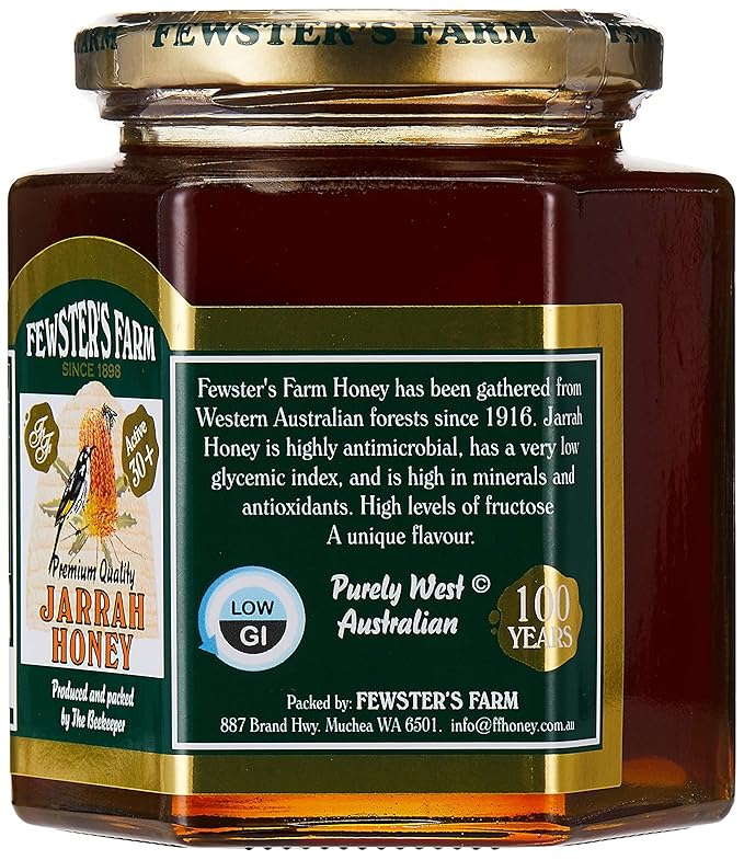 Fewster's Farm TA 30+ Jarrah Honey 500g Pack of 3 (Save 20%)