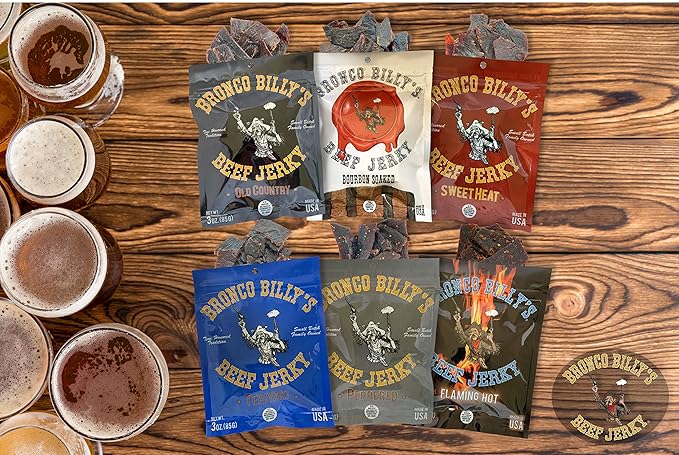 Bronco Billy's Beef Jerky 6 Pack Sampler