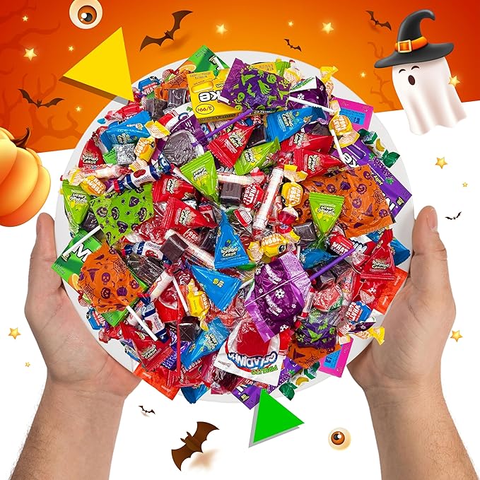 Party Candy Variety Pack | 12 Pound Box - Approx. 930 Count | Bulk Candy for Classroom | Assorted Candy Individually Wrapped | Popping Rocks Lollipops Taffies Gum Caramels