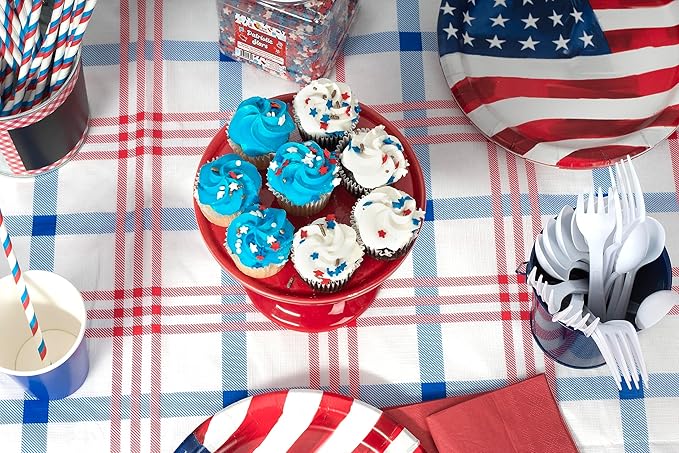 Patriotic Sprinkles - 1.7 Pounds - Red White and Blue Star - Star Confetti for Cupcakes