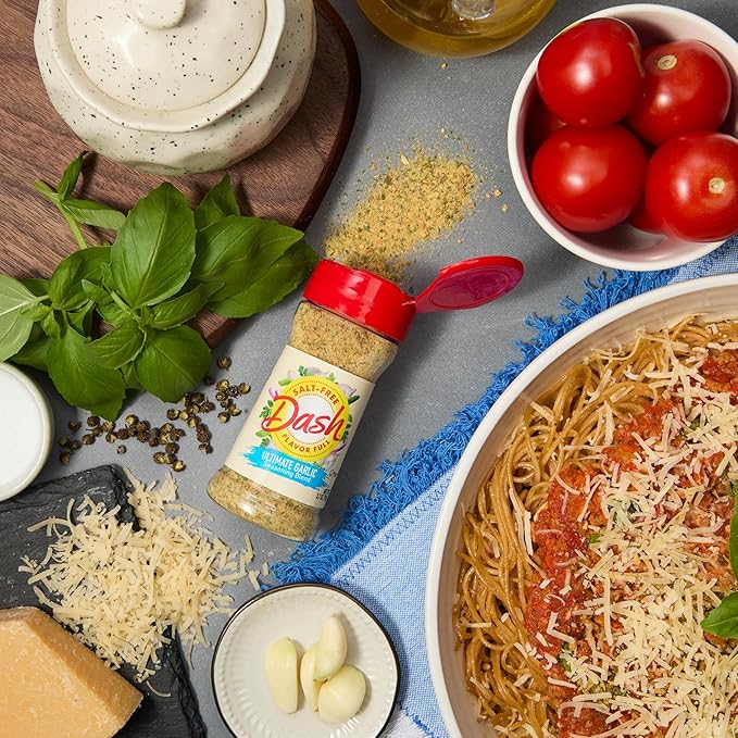 Dash Salt-Free Seasoning Blend Ultimate Garlic Seasoning 2.7 Ounce (Pack of 8)