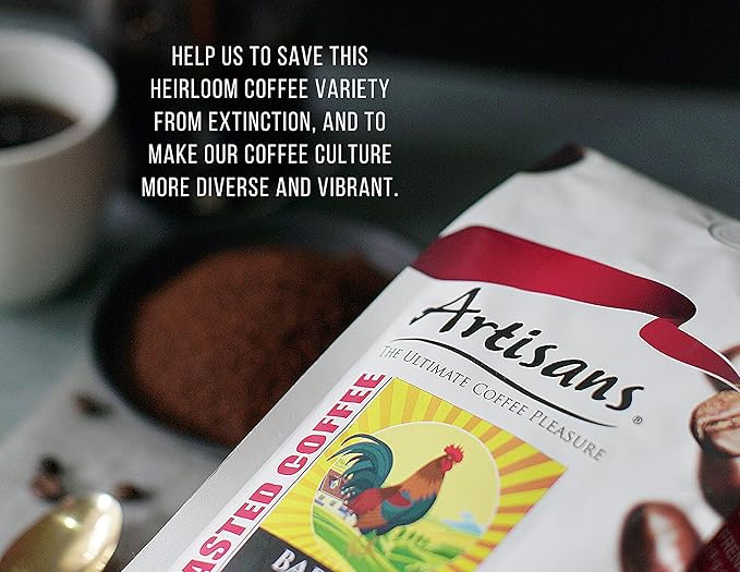 Artisans Philippine Coffee Barako Gold Medium Roast Ground 100 Liberica 1.1 Pounds Bag 17.6 ounces