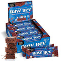 Raw Rev Vegan Protein Bars- Double Chocolate Brownie Batter 12 bars Non-GMO Plastic-Neutral Nothing Artificial Glo Formula Gluten-Free Keto-Friendly Paleo Kosher No Sugar Alcohols No Stevia