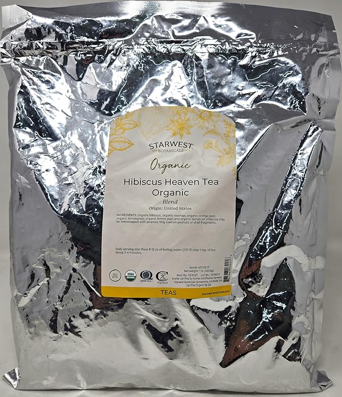 Hibiscus Heaven Tea Organic 1 lb