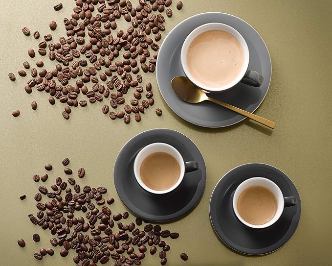 Miele Black Edition Espresso Hand-Selected &amp Hand-Roasted Whole Coffee Beans - USDA Organic Fair Trade Certified - 8.8 oz (250g) 2 Pack