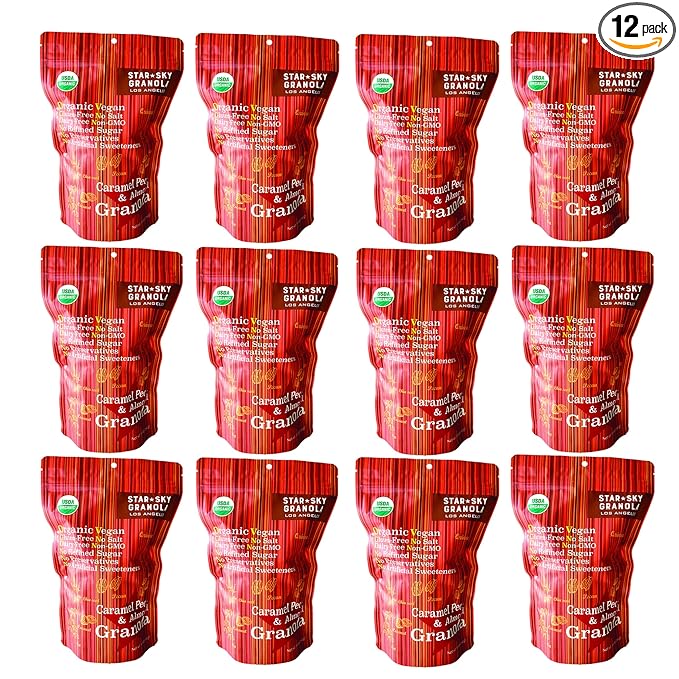 Star Sky Granola CARAMEL PECAN &amp ALMOND GRANOLA (12 pack)