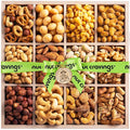 NUT CRAVINGS - Easter Mixed Nuts Gift Basket in Reusable Wooden Tray + Green Ribbon (12 Assortments) Ramadan Gifts Treats for Adults Healthy Snack Care Package Kosher