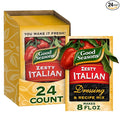 Good Seasons Zesty Italian Dressing &amp Recipe Seasoning Mix (24 Ct Pack 0.6 Oz Packets)