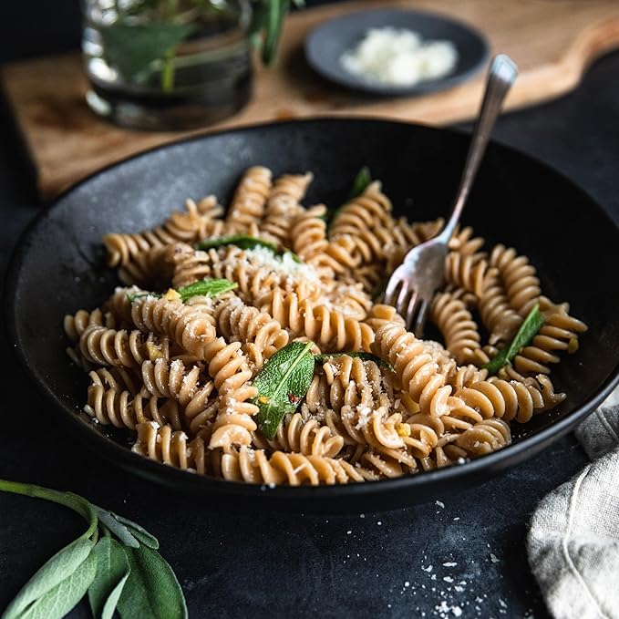 Bionaturae Fusilli Pasta Noodles - Whole Wheat Pasta Kosher Certified High Protein Non-GMO Verified USDA Certified Whole Wheat Fusilli Fusilli Pasta Organic Crafted in Italy - 16 Oz