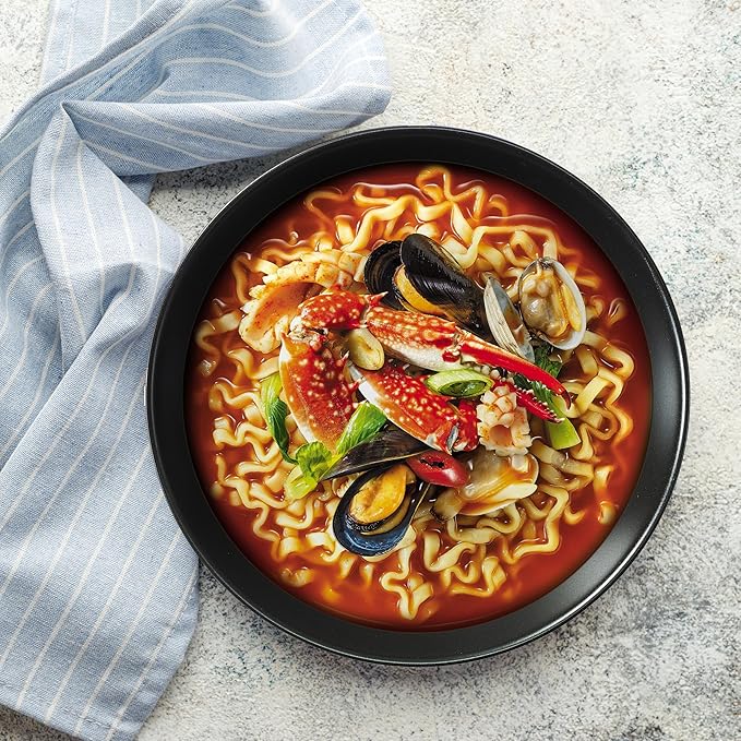 OTOKI Jin Jjambbong Cup Ramen Bowl 6 x 115g – Spicy Seafood Noodle Soup with Restaurant-Quality Noodles and Bold Rich Broth