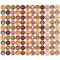 Coffee Pod Variety Packs Super Flavored Sampler Assorted Compatible with 2.0 K-Cup Brewers Variety Pack 120 Count (Pack of 1)