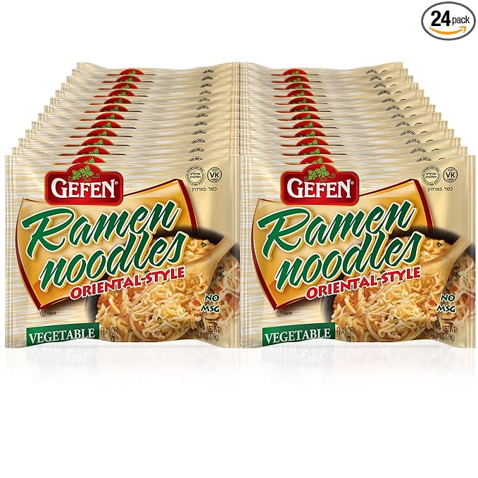 Gefen Ramen Noodle Vegetable Flavored 3-ounces (Pack of24)