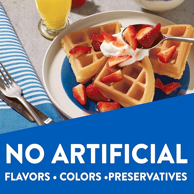 Krusteaz Light and Crispy Belgian Waffle Mix Krusteaz Waffle Mix 28 oz Box (Pack of 8)