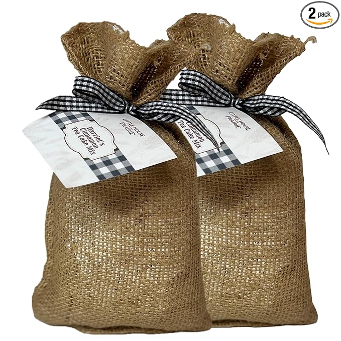 SET OF TWO - Officially Licensed Little House on the Prairie NEW Pantry Mixes Presents Harriet's Cinnamon Sugar Tea Cake Baking Mix. Easy Enough for Mommy and Me Baking!
