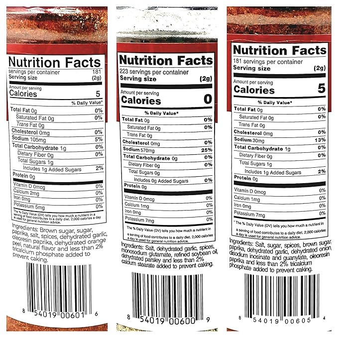 Killer Hogs Barbecue Rub Variety Pack - Original BBQ Rub Hot BBQ Rubs and A.P. Seasoning - Pack of 3 Bottles - 16 oz Per Bottle - 48 oz Total