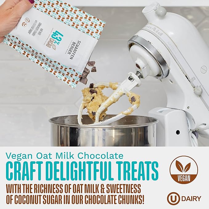 Scharffen Berger Baking Chocolate Chunks Variety Pack (7 Ounce Pack of 4) - Dark &amp Milk Chocolate Chunks for Baking Cacao Gluten Free Non GMO Natural Chocolates Individual Baking Chocolate