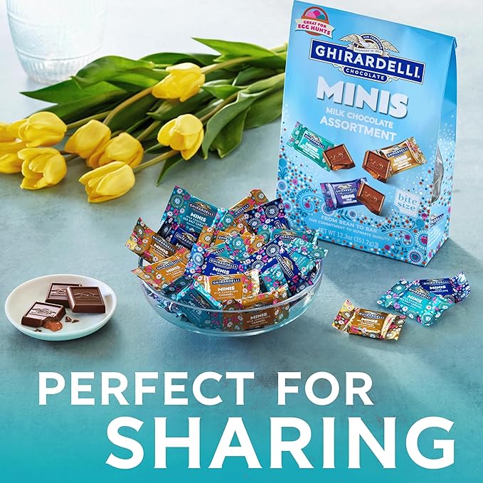 GHIRARDELLI Minis Milk Chocolate Assortment 12.3 oz Bag