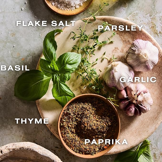 Dalkin &amp Co. Chimi Oregano Basil Garlic &amp Paprika Blend Chimichurri-Inspired Cooking Seasoning for Pantry &amp Kitchen Eco Friendly Reusable Jar Clean Flavor with No Fillers or Additive