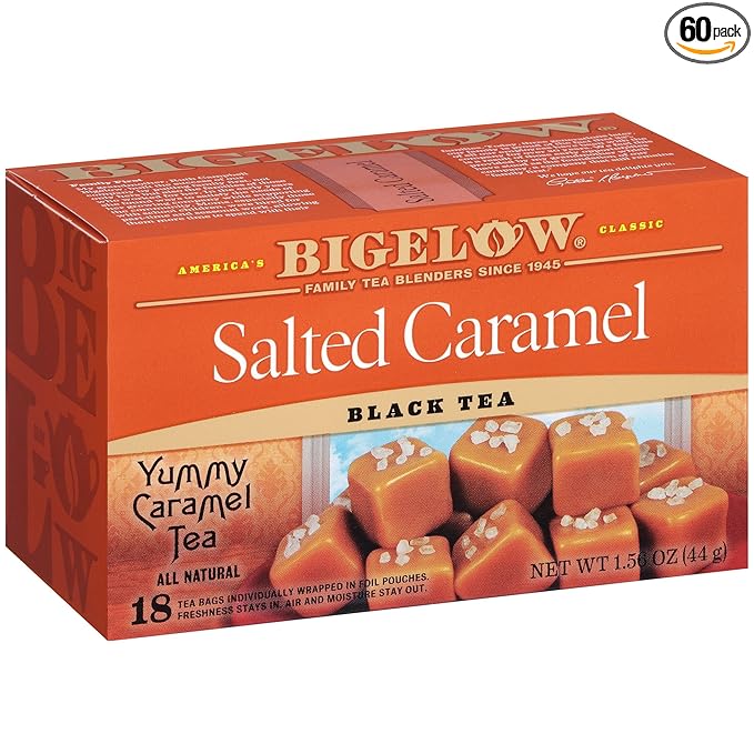 Bigelow Tea Salted Caramel 20 Bags (Pack of 3)