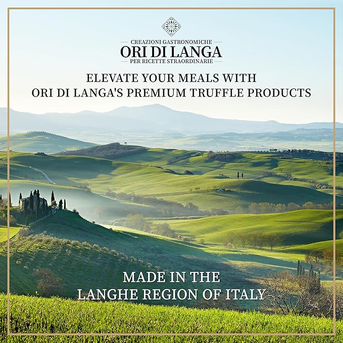 Alba White Truffle Sauce - Gourmet Truffle Pasta Sauce Made with Mushrooms &amp White Truffles Foraged in Italy All Natural Vegan Italian Food Products from Italy Non-GMO - Ori di Langa - 4.59 oz