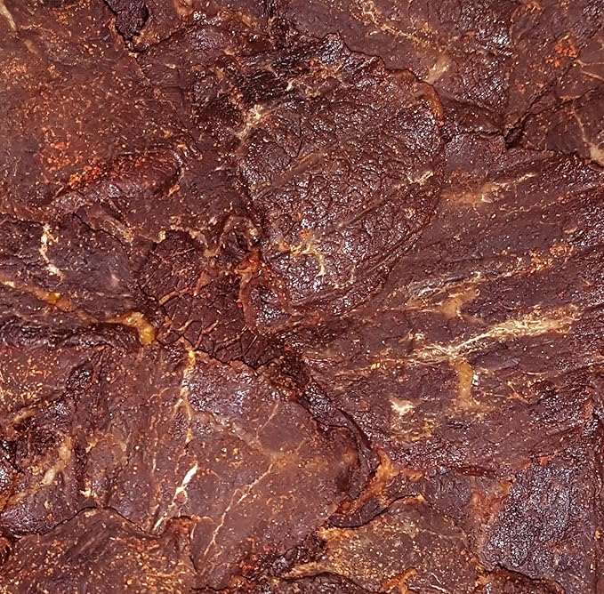 Half Heat Beef Jerky-(6 Pack) GLUTEN FREE - No Preservatives Nitrites or MSG