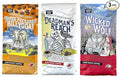 Raven's Brew Whole Bean Coffee Variety Pack - 3 Delicious Flavors - Wicked Wolf Three Peckered Billy Goat and Deadman's Reach - 12 oz each
