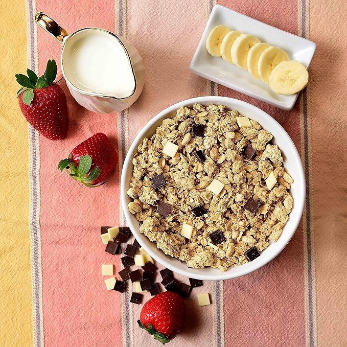 Divina Krunch Granola Cereal Pack of 3 NON-GMO CEREAL (Triple Chocolate Granola)