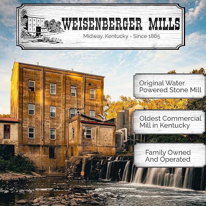 Weisenberger Biscuit Mix - Southern Style Buttermilk Biscuit Mix - Made From Non-GMO Soft Red Wheat - Traditional Old Fashioned Recipe - 5.5 Oz Pack of 12