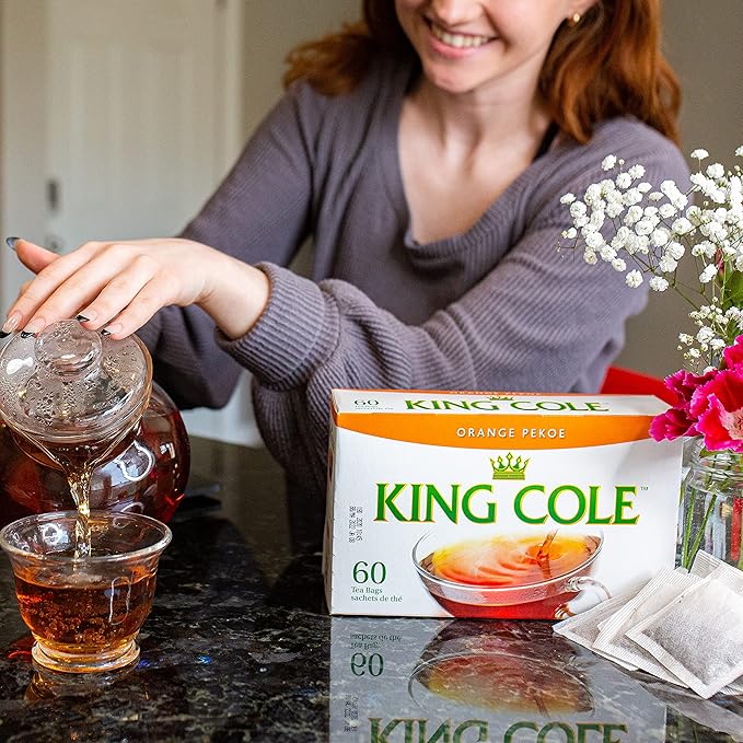 King Cole Premium Orange Pekoe Tea - 60 Tea Bags (Loose Leaf &amp Boxed)