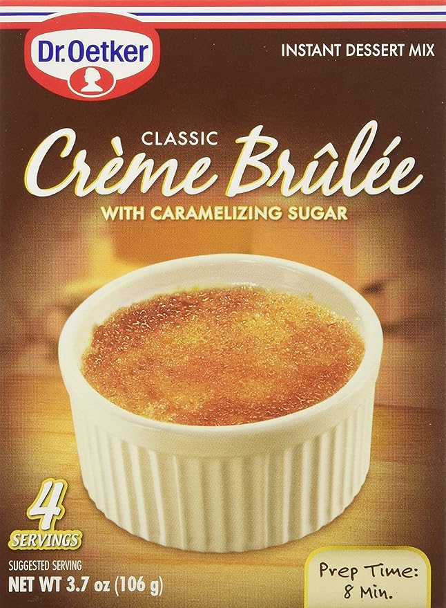 Oetker Creme Brulee 3.7-Ounces (Pack of 12)