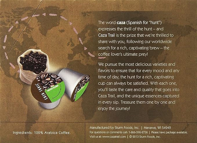 Caza Trail Coffee House Blend 24 Single Serve Cups
