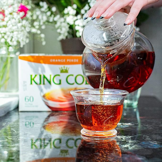King Cole Premium Orange Pekoe Tea - 60 Tea Bags (Loose Leaf &amp Boxed)