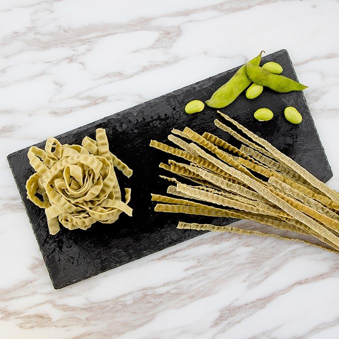 The Only Bean - Organic Edamame Fettuccine Pasta - High Protein Keto Friendly Gluten-Free Vegan Non-GMO Kosher Low Carb Plant-Based Bean Noodles - 8 oz (6 Pack)