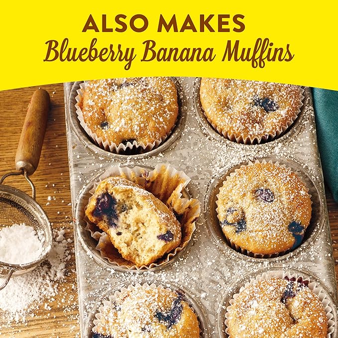 Krusteaz Banana Nut Supreme Muffin Mix 17.1-Ounce Boxes (Pack of 12)