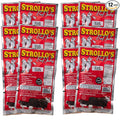 Strollo's Beef Jerky-Hot 12 Pack-1.5oz Packs- Low Sodium Low Sugar Low Carb Keto Diet Friendly-Made with All Natural USA Beef USDA Certified