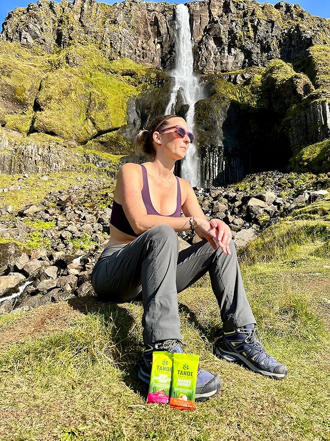Tahoe Trail Bar Plant-Based Natural Energy Bar (1.94 Ounce Protein Bar 12 Count) High Protein Non-GMO Gluten-Free Vegan Healthy Snacks - Mango Coconut