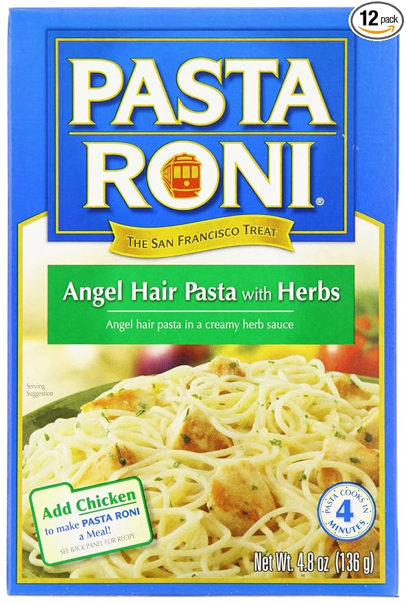 Pasta Roni Angel Hair Pasta with Herbs 4.8-Ounce (Pack of 12)