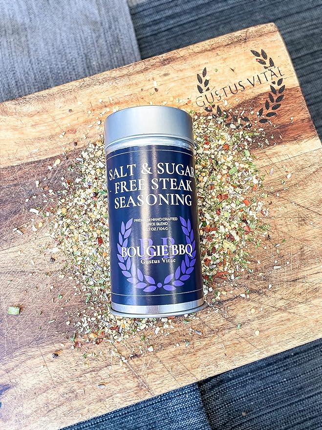 Steak &amp Sizzle Seasoning Set – Perfect Poultry Chop House BBQ &amp Salt + Sugar Free Steak Rub | Gourmet Grill Blend Trio