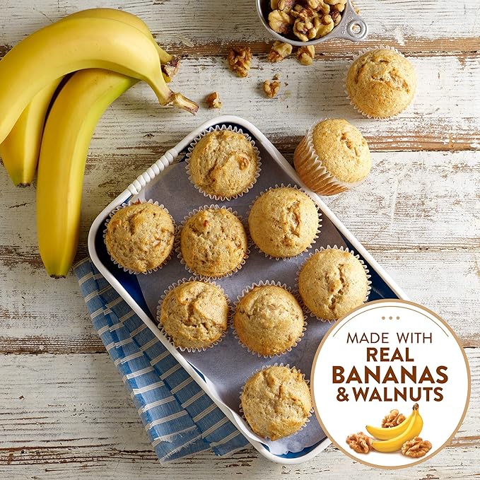 Krusteaz Banana Nut Supreme Muffin Mix 17.1-Ounce Boxes (Pack of 12)