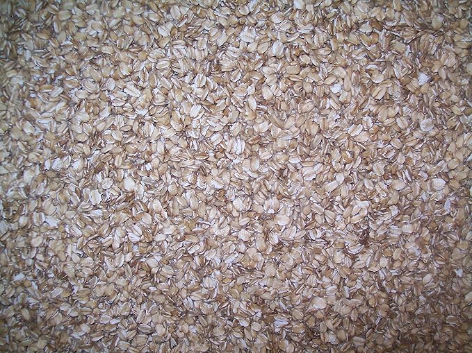 Organic Rolled Oats: Fresh Cold Rolled Raw Hulless Oats Farmer Direct non-GMO and Organic rolled fresh 15 lbs.