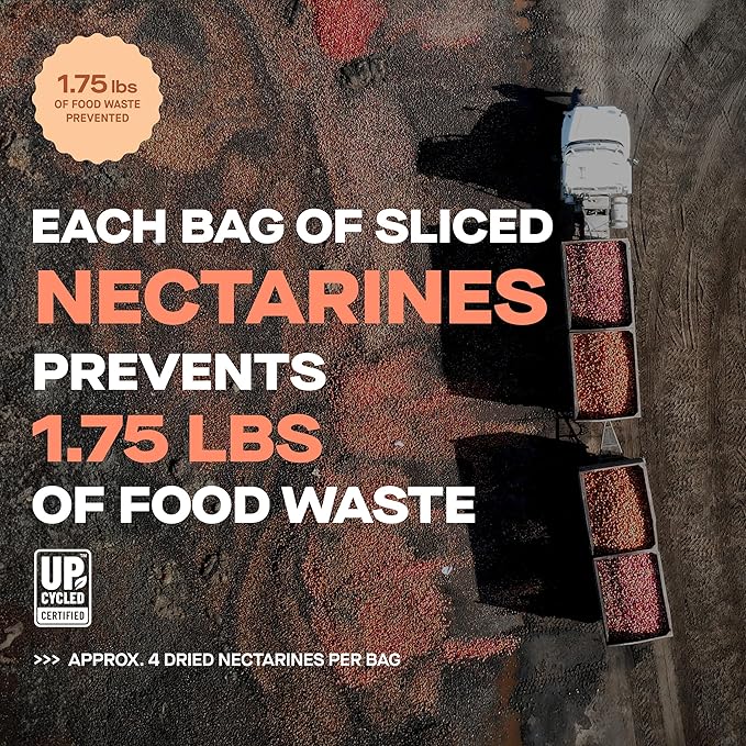 Hello! I’m Ugly Dried and Sliced Nectarines No Sugar Added Naturally Sweet Dried Fruit Snacks Healthy Sweet Snacks Upcycled California Produce 3 oz Pack of 3